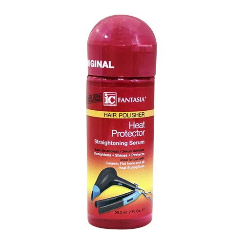 Detailed Fantasia IC Hair Polisher Heat Protector Straightening Serum 2 Oz Expertly Made