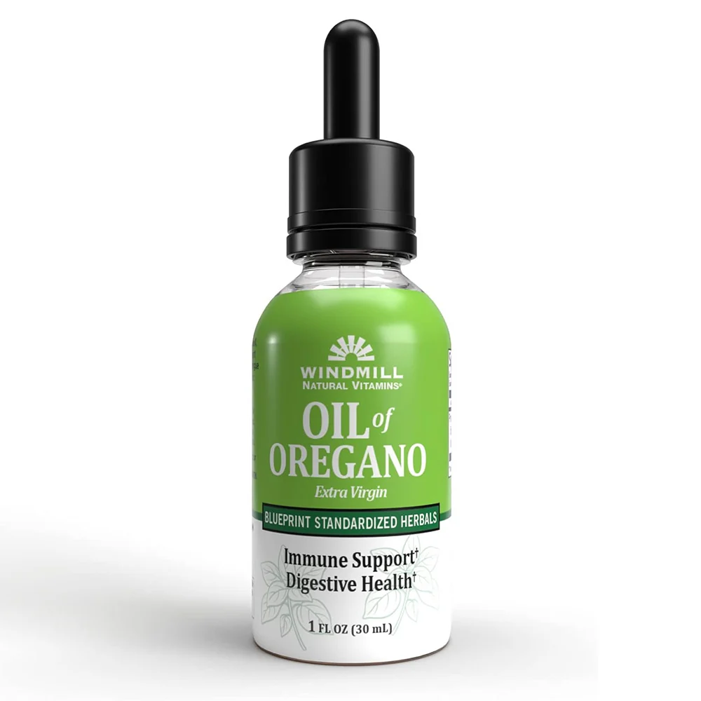 High-Quality Windmill Natural Vitamins Oil of Oregano Support Immune and Digestive Health Syrup 1Oz 30ml Powerful