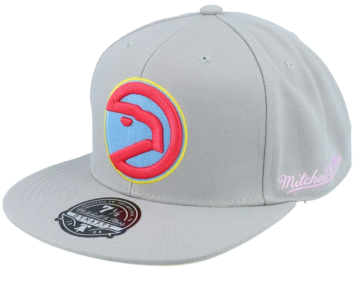 Effective Mitchell Ness Men's NBA Til Dawn Fitted Hwc Hawks Fitted Caps Fine Crafted