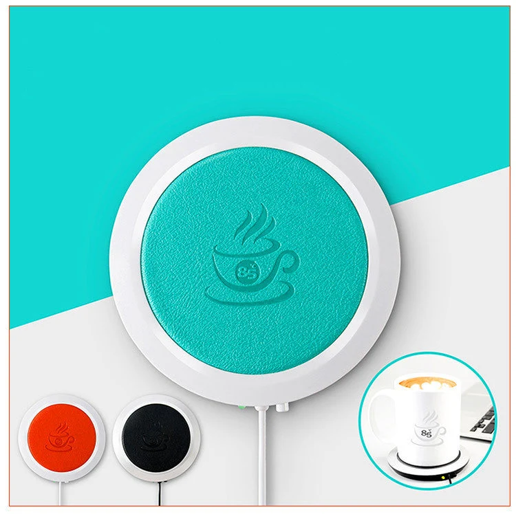 Soft ☕ USB Cup Warmer Mat Pad – Portable Coffee Tea Mug Heating Coaster Elite