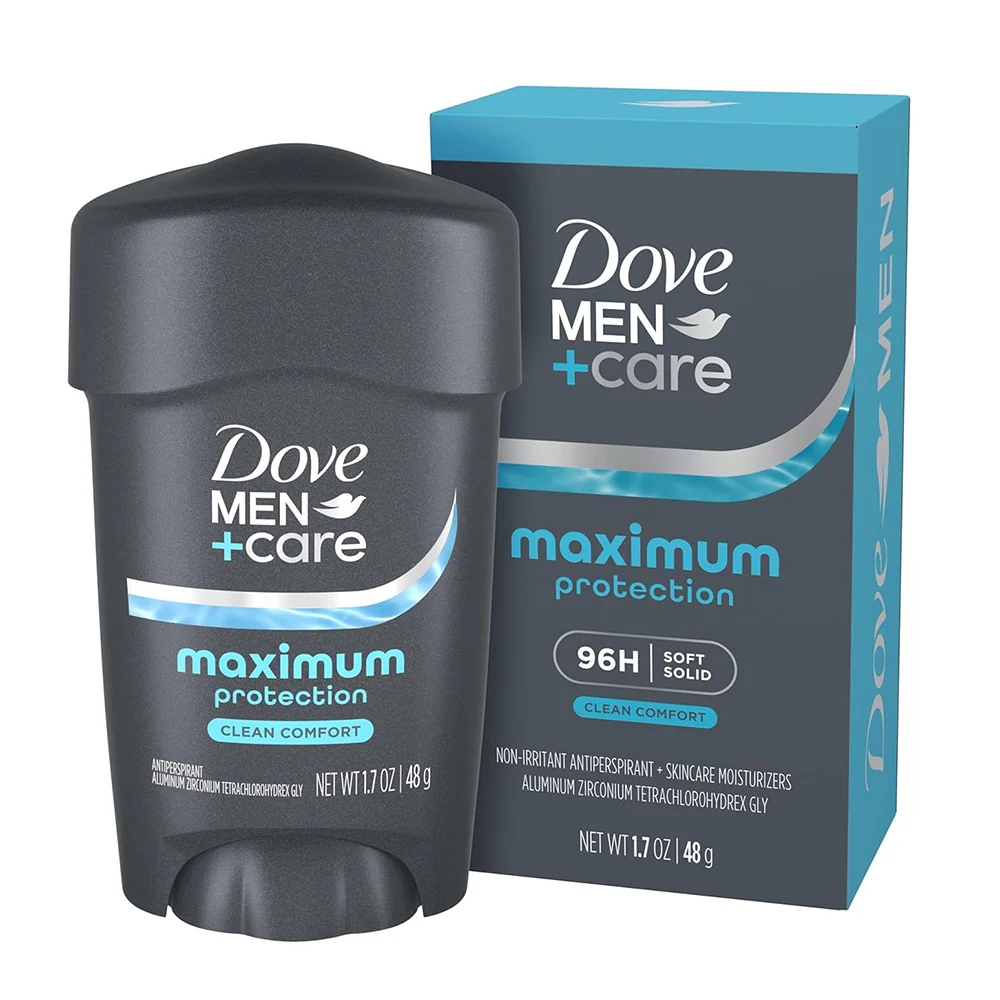 Certified Dove Men Plus Care Clinical Protection Antiperspirant Deodorant Clean Comfort 1.7 Oz Solid