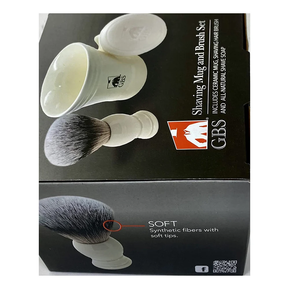 Artisan GBS Shaving Mug Brush Set 1 Ea High-End