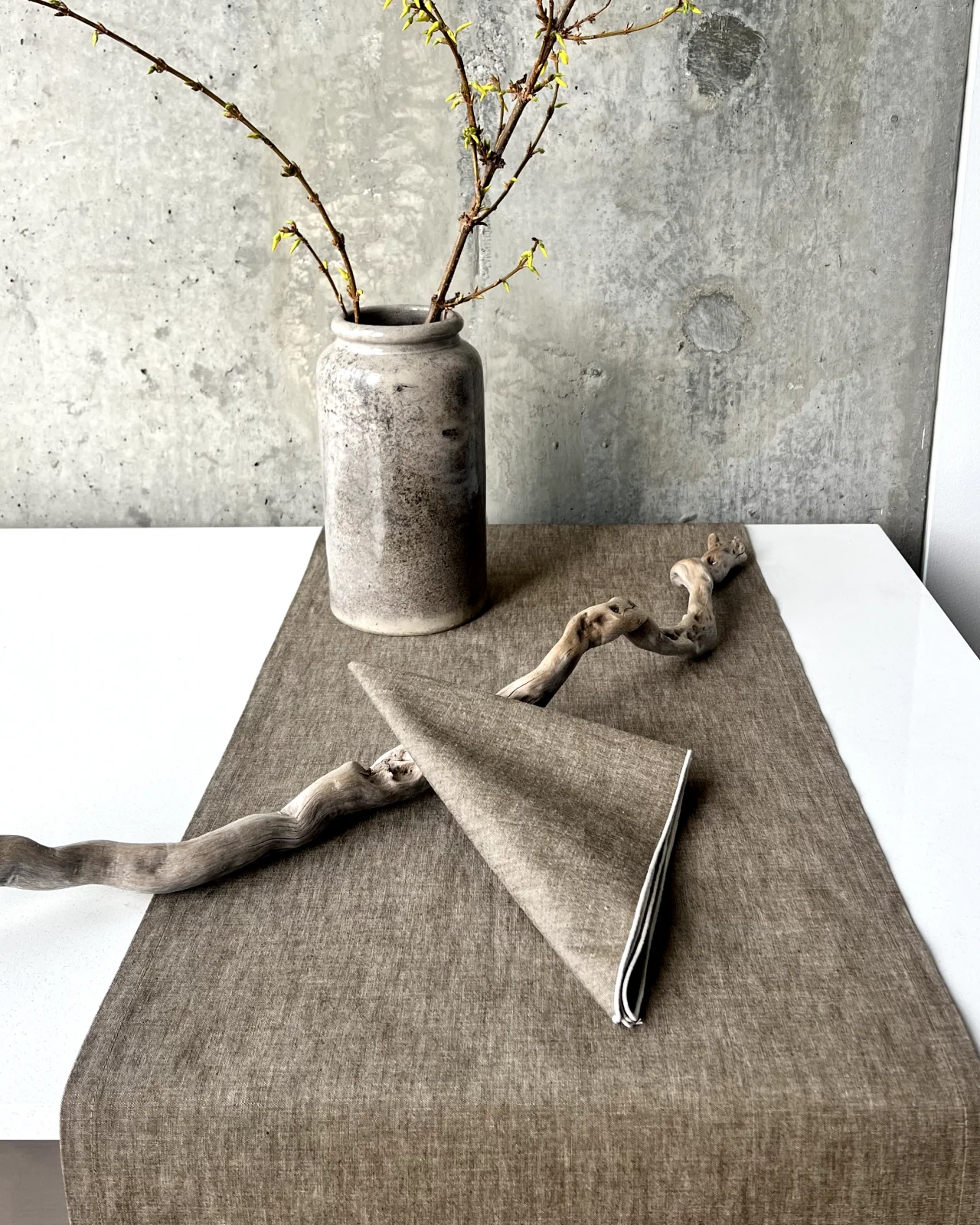Original Design Table Runner - Tan Chambray Official