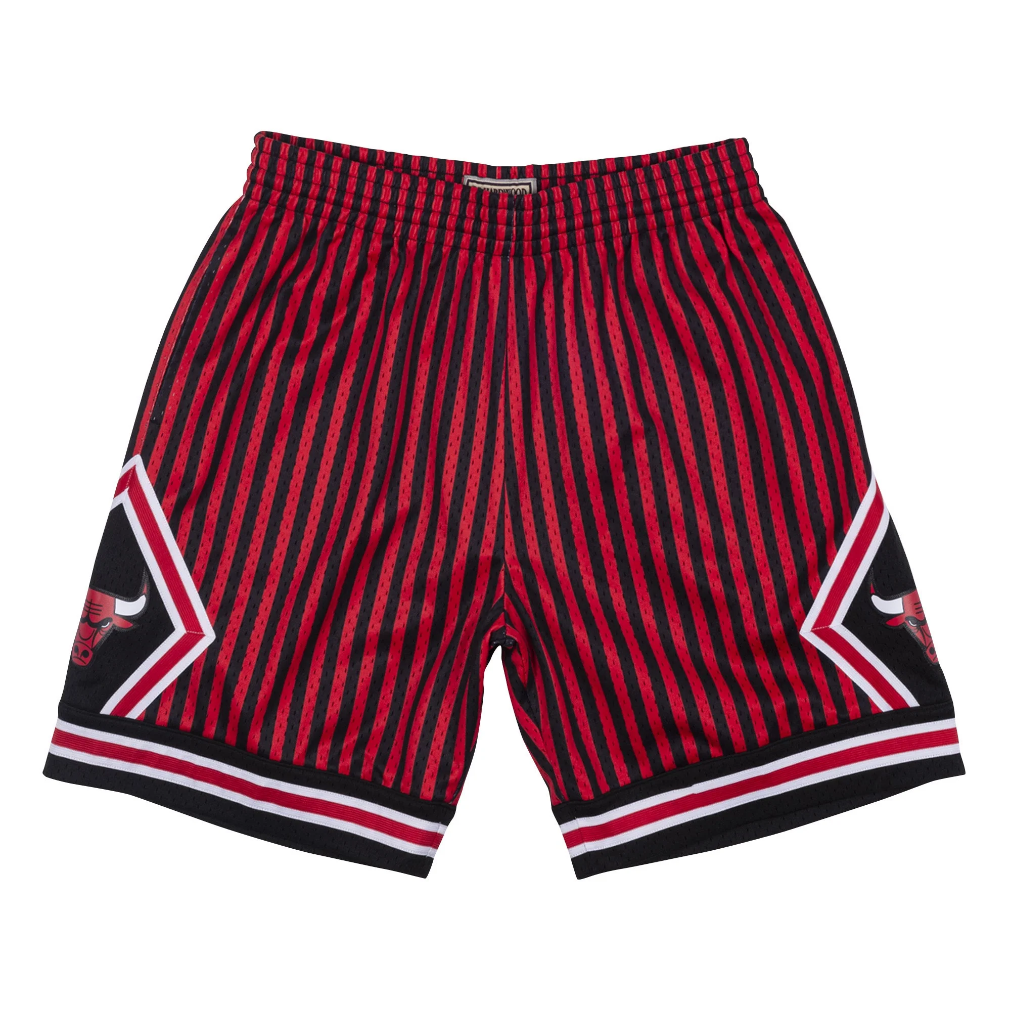 Durable Mitchell Ness Men's NBA Striped Swingman Short Chicago Bulls 1997 User-Friendly