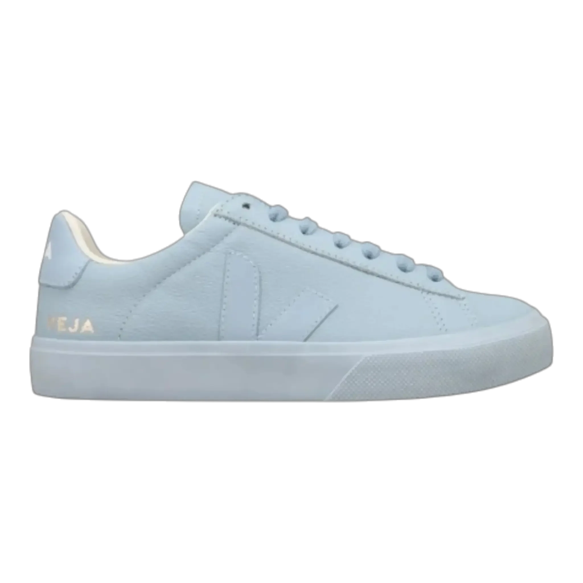 User-Friendly Veja Campo Women Full Steel Chrome Leather Sneakers Comfortable