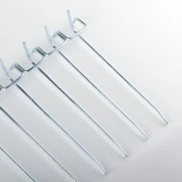 Smooth 100 New Classic Zinc Finish 6 Peg Board Hooks 1 8 Shelving Pegboard Shelf High-End