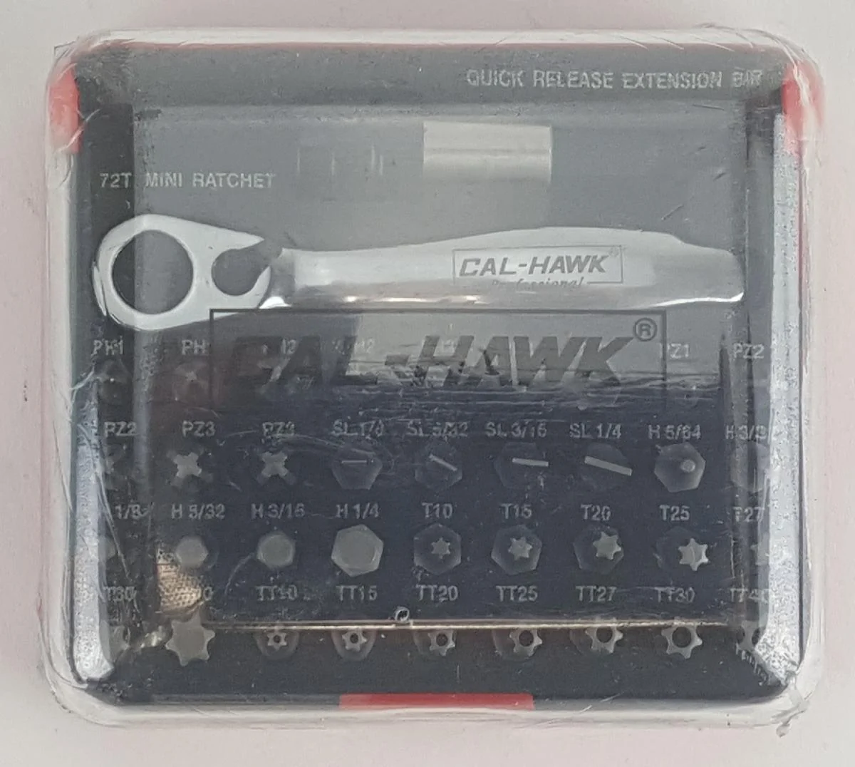 High-Grade 38PC Mini Ratchet and Bit Set with Extension Bar Prestigious