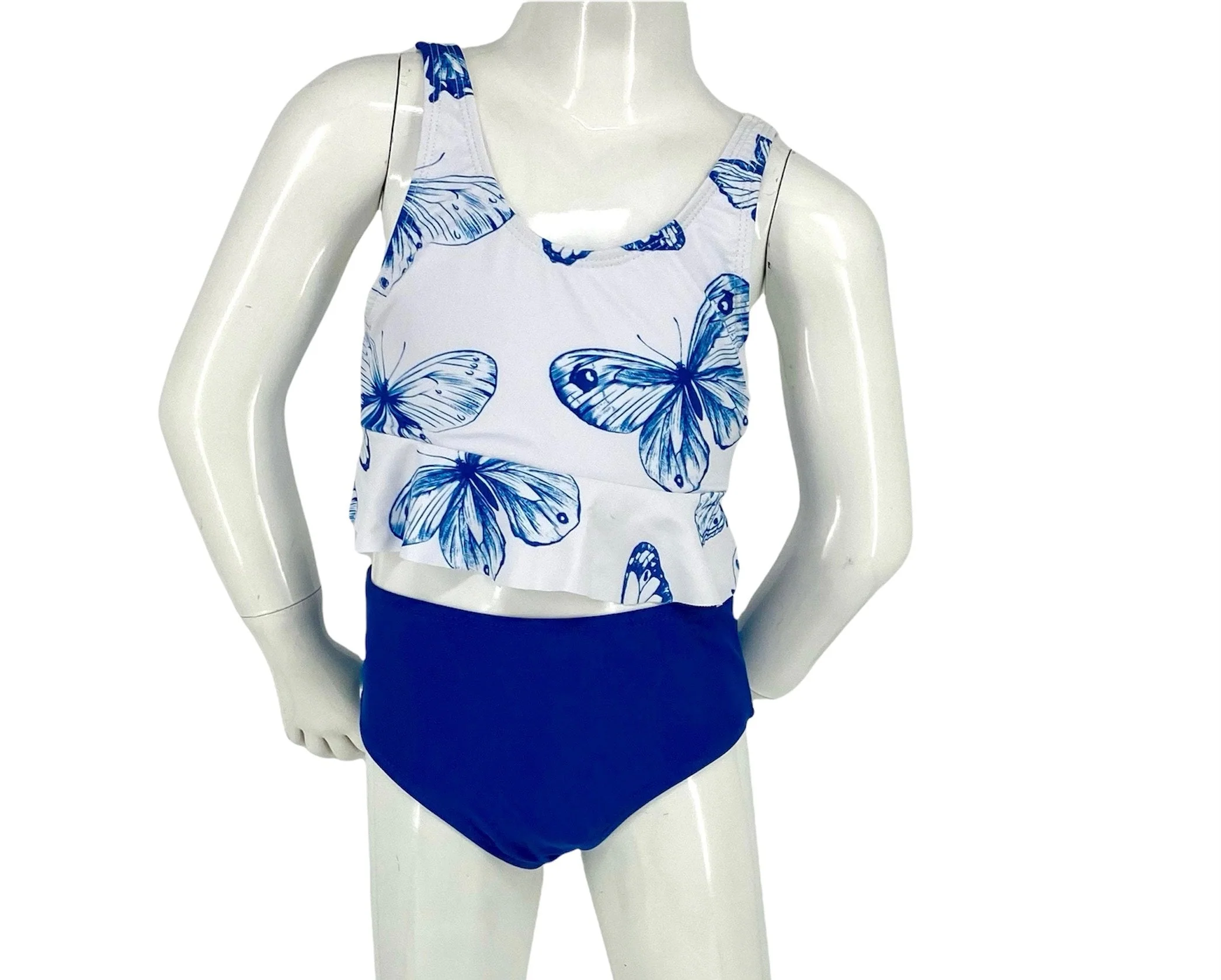 Safe Marina West K4717 Kids Tankini Swimsuit Set Butterfly Comfortable