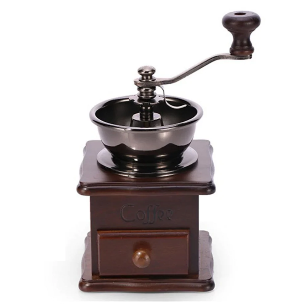 Easy-to-Use Antique Manual Hand Coffee Burr Grinder Exceptional
