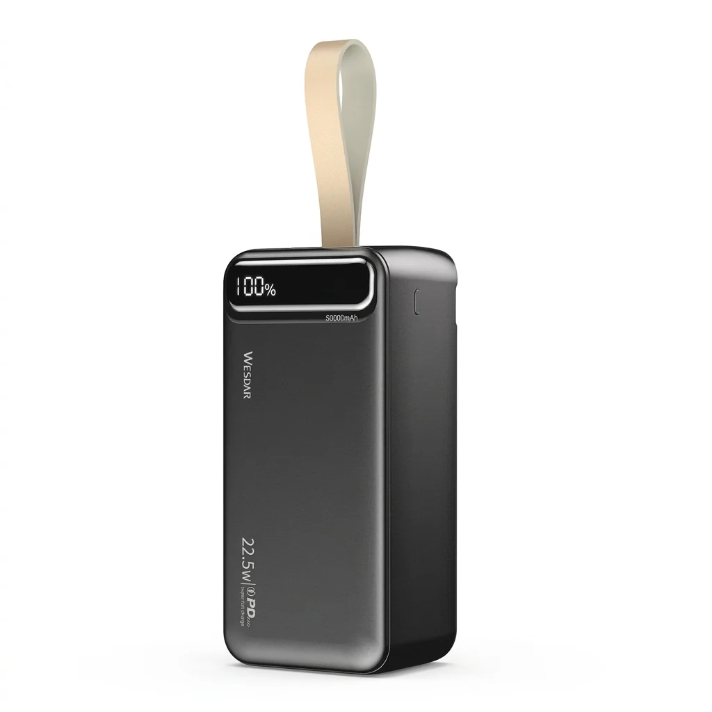 Reusable Wesdar 50000mAh Fast Charging Power Bank Natural