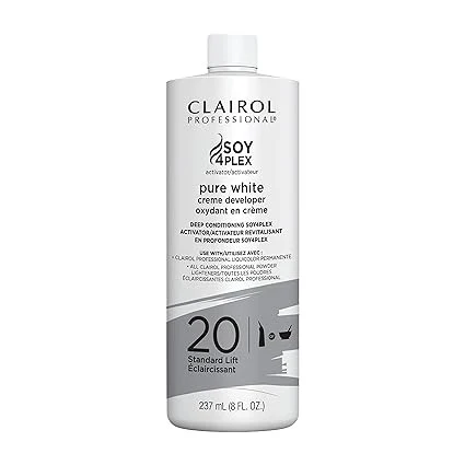 Artisan Clairol Professional Clairoxide Pure White 20 Volume Creme Developer 8 Oz Organic
