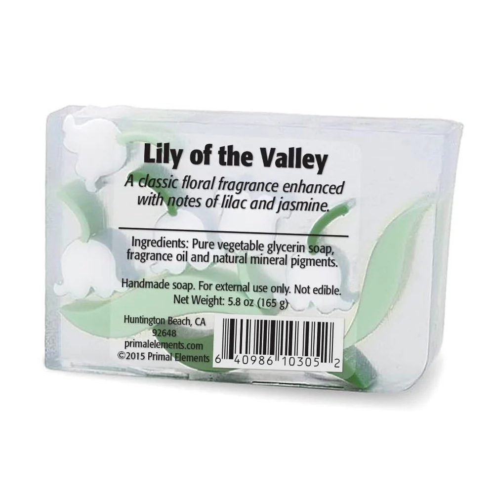 World-Class Primal Elements Lily of the Valley Bar Soap 5.8 Oz Carefully Designed