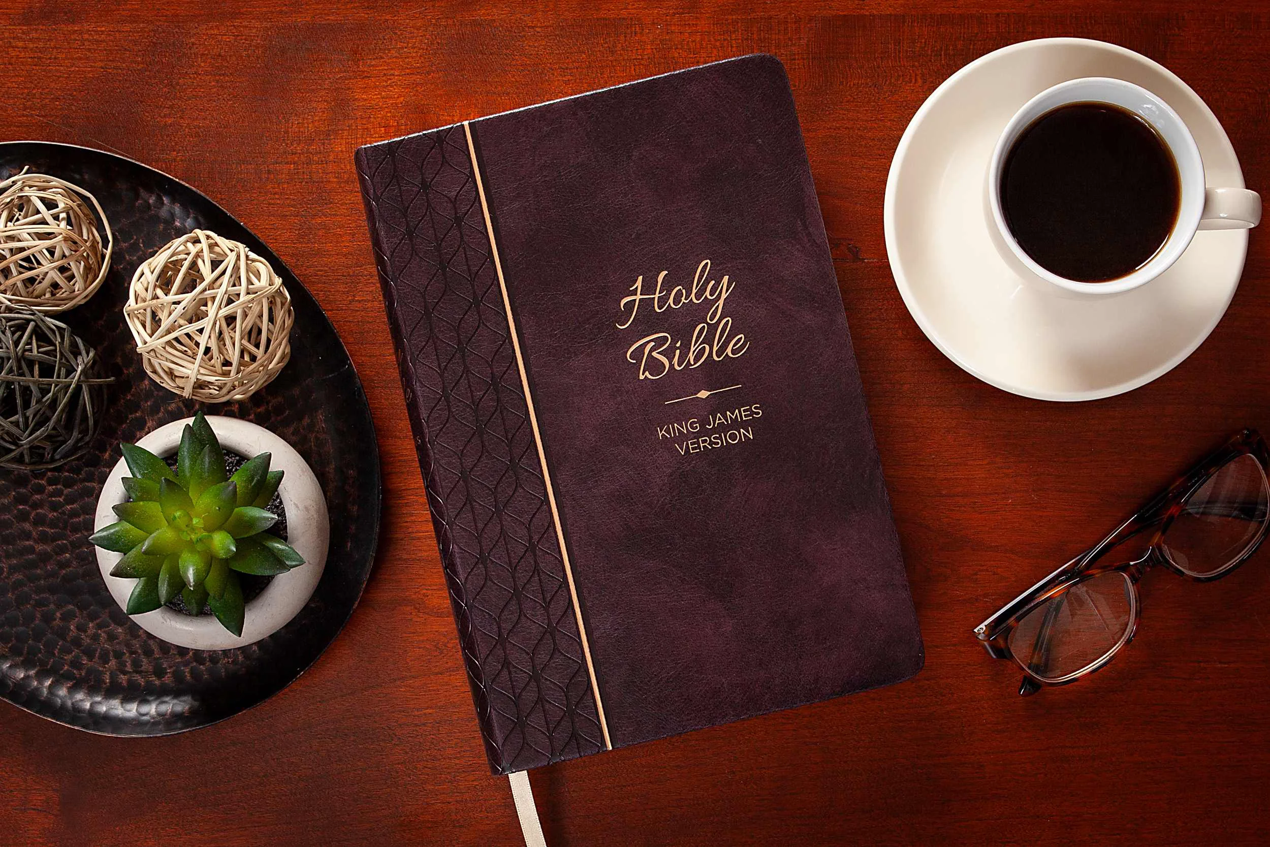 Long-Lasting KJV Giant Print Bible Maroon Environmentally Friendly
