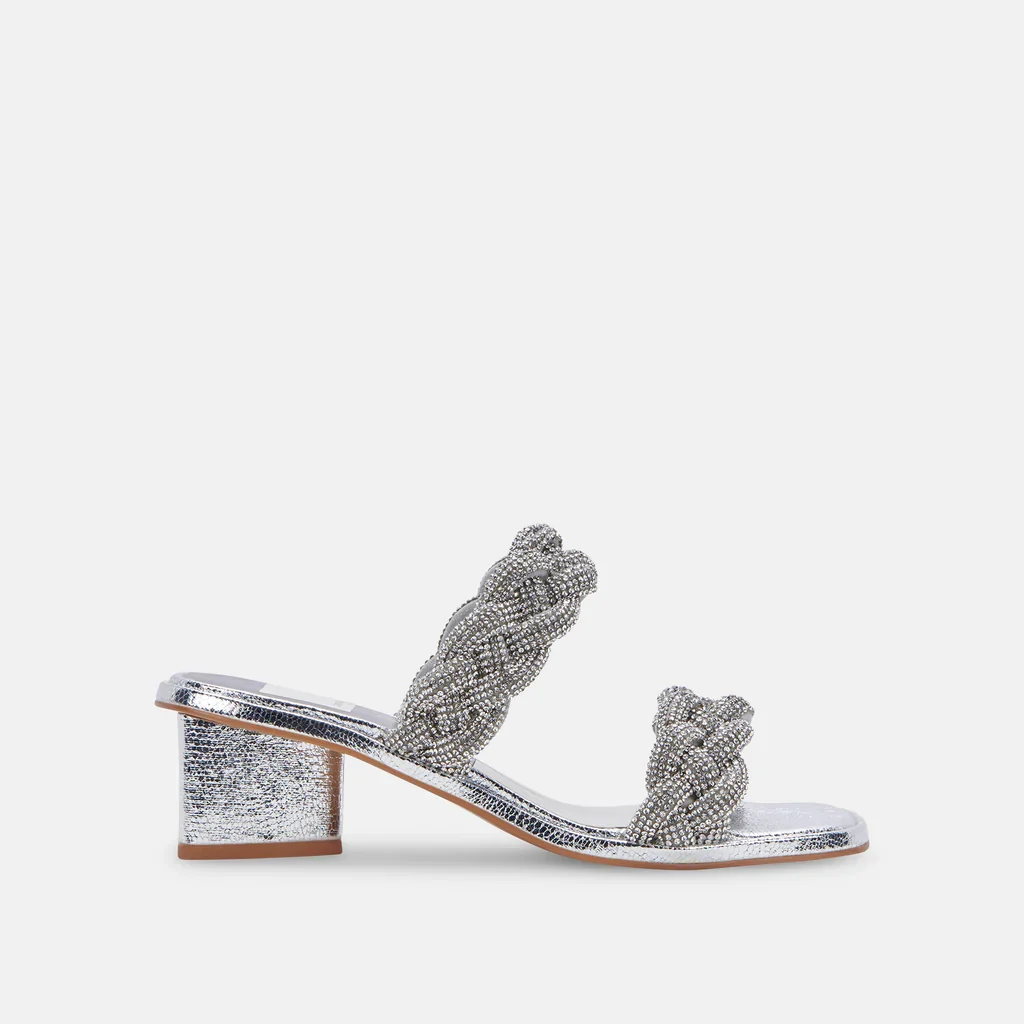 Long-Lasting Dolce Vita Ronin Rhinestone Sandals Soft