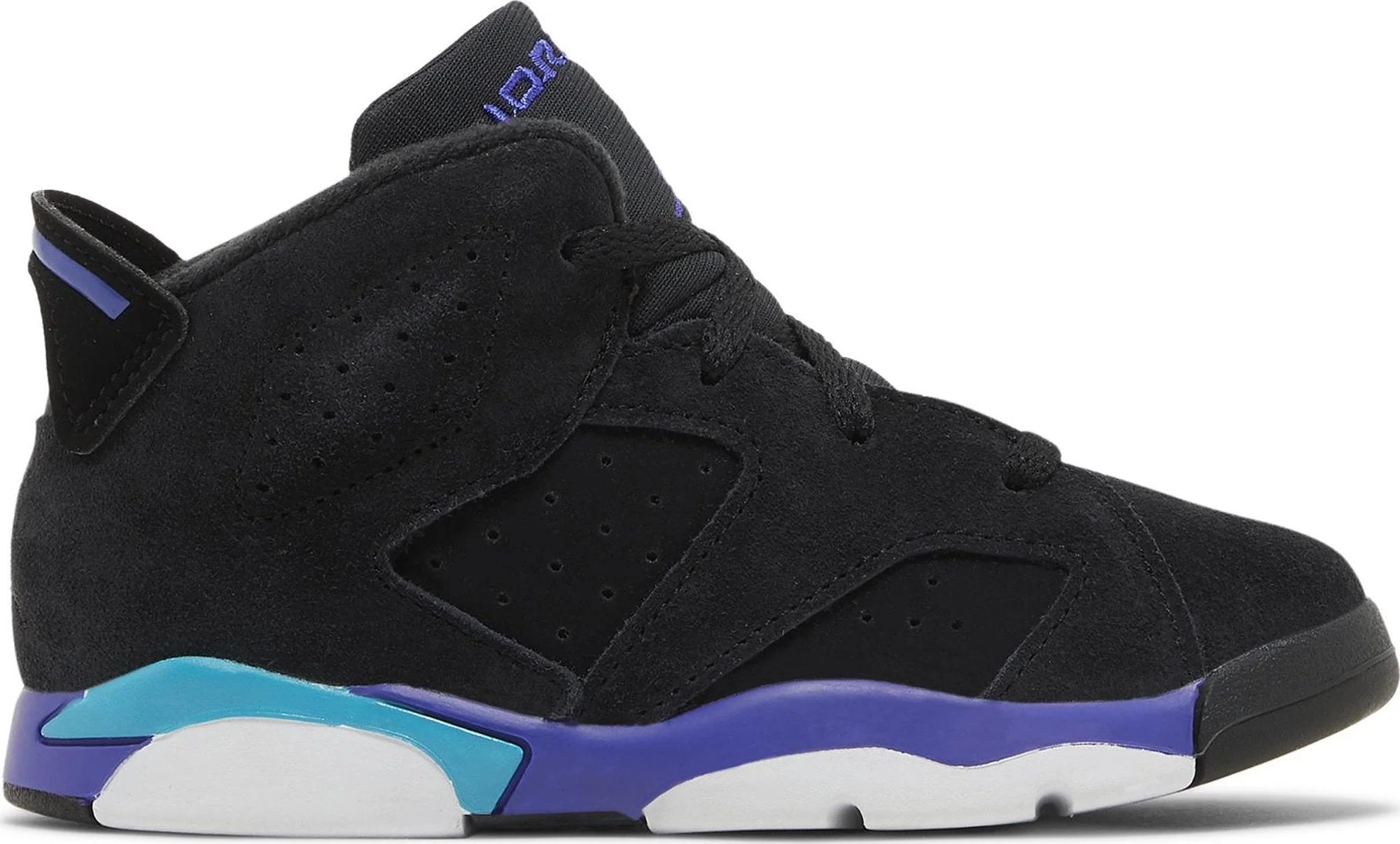 User-Friendly Air Jordan Toddlers Retro 6 'Aqua' Td Sneakers Long-Lasting