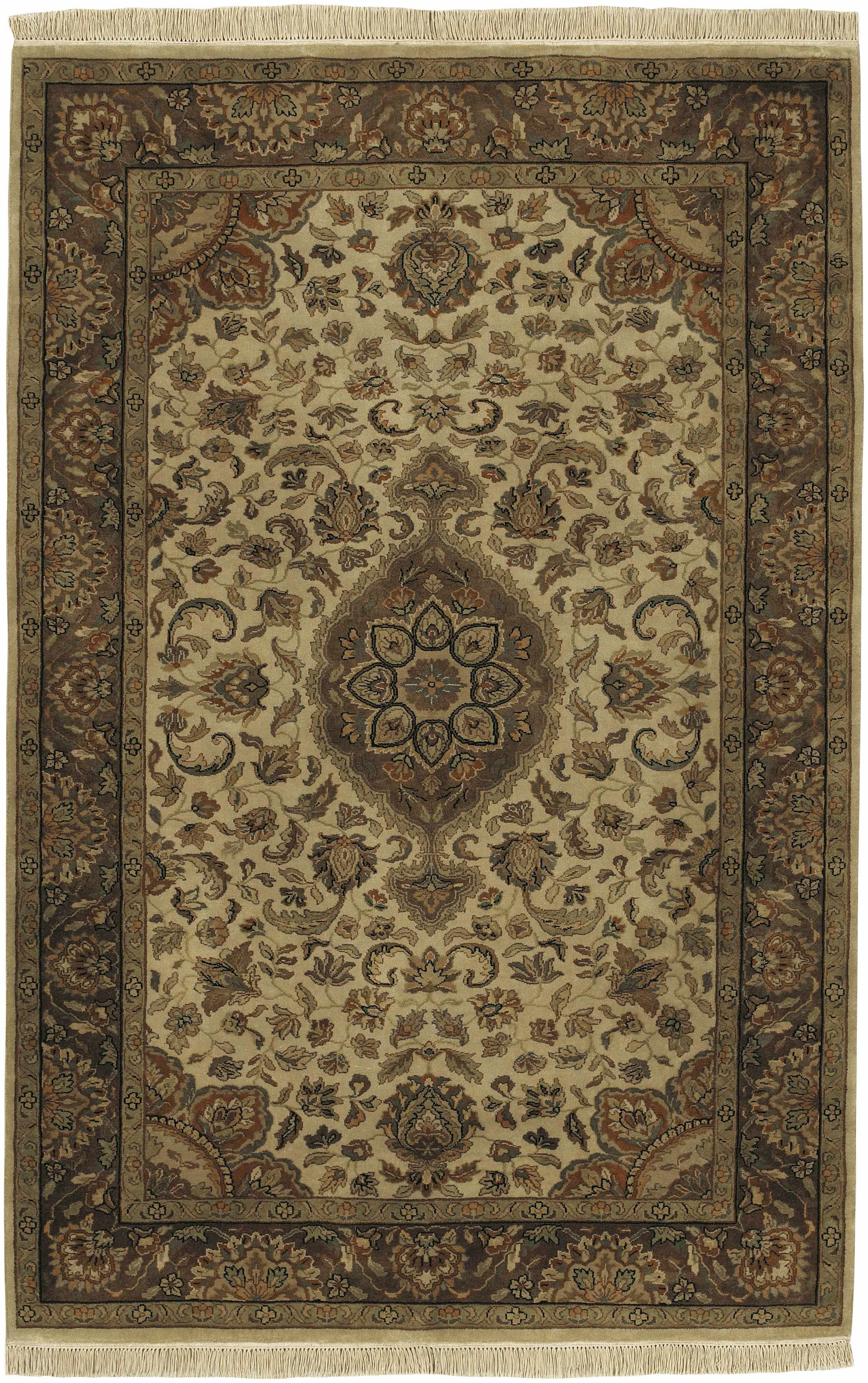Fine Azalia Premium Wool 8' Round Rug - Refined