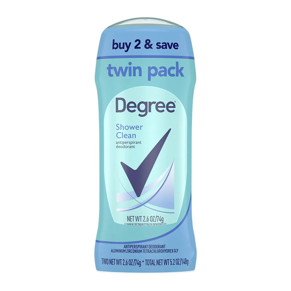 Specialty Degree Women Dry Protection Antiperspirant Deodorant Twin Pack Shower Clean 2.6 Oz Dependable