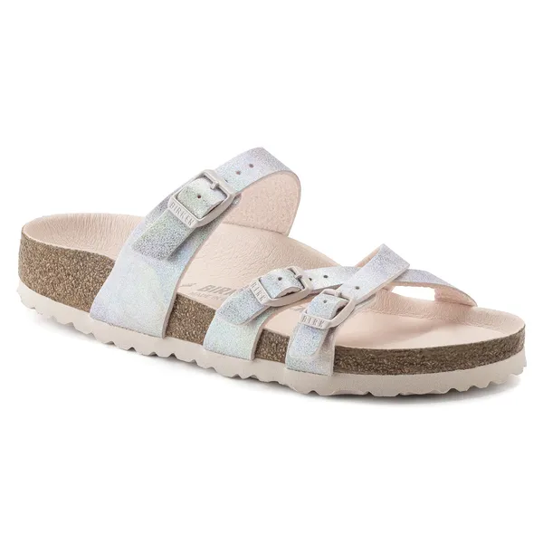 Superior Birkenstock Franca Vegan MicroFiber Iris Rose Fashionable