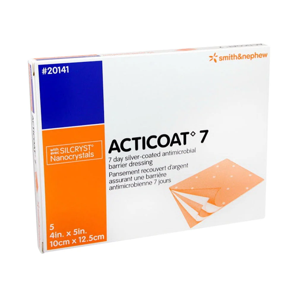 Trusted Smith And Nephew Acticoat 7 Day Antimicrobial Dressing 4X5 Inches 6 Ea Excellent