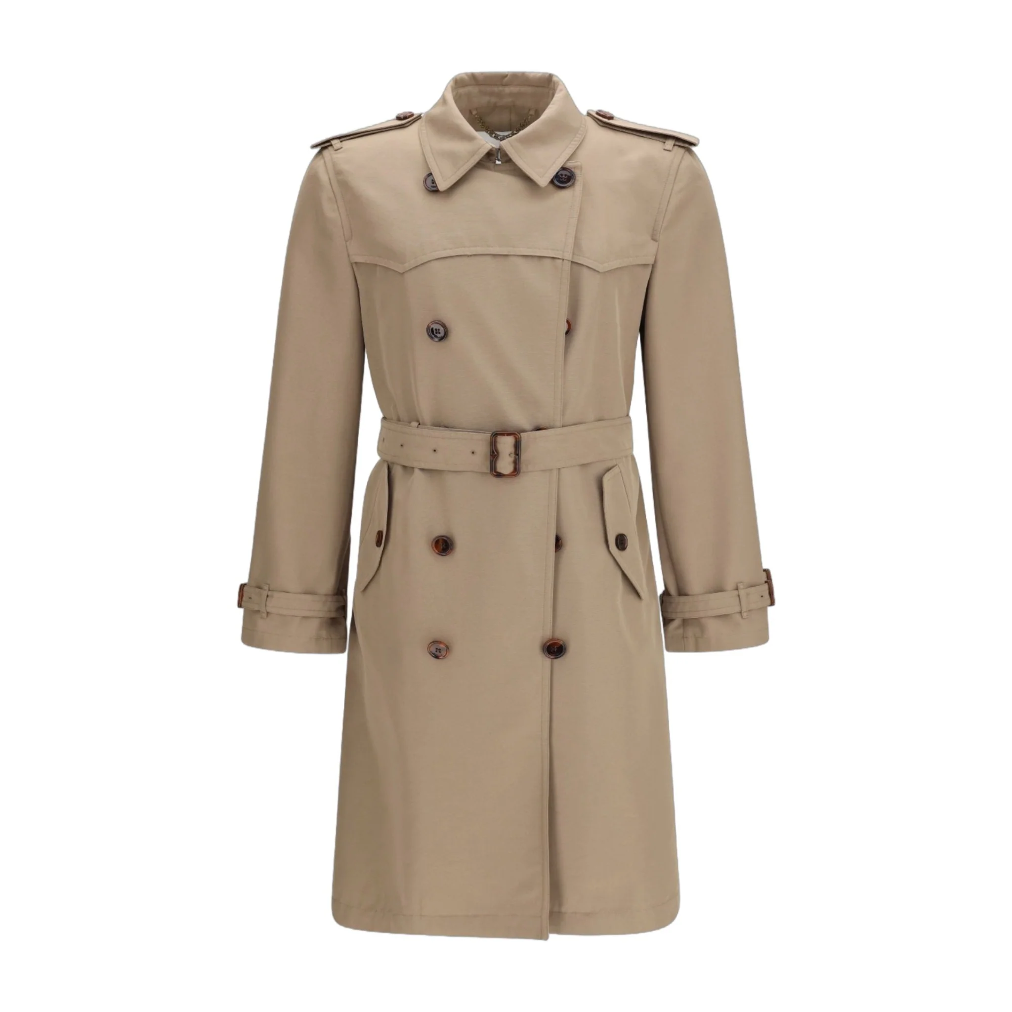 Top-Quality Trench Coat Double-Breasted Poplar Flexible