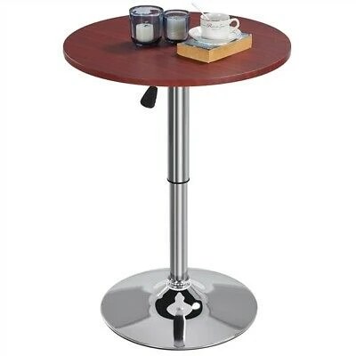 Responsible Modern Round High Top Patio Bistro Pub Table Reliable