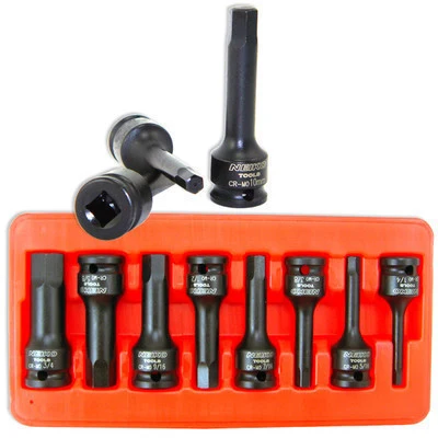 Innovative 1 2 Drive Metric Impact Wrench Bit Set Powerful