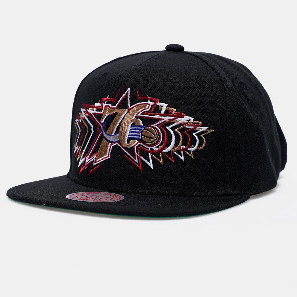 Excellent Mitchell Ness Men's NBA Team Vibes Snapback Hwc 76Ers Snapback Caps Environmentally Friendly
