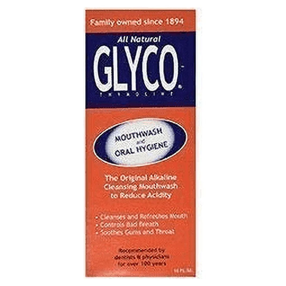 Trendy Glyco-Thymoline Mouthwash And Oral Hygiene Natural Liquid 16 Oz Soft