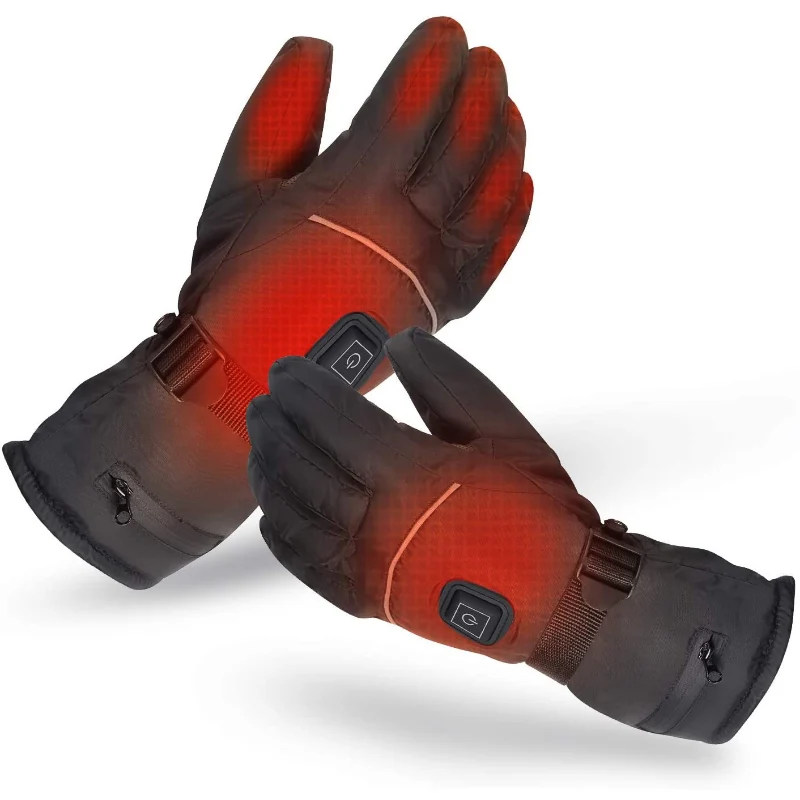 Authentic Premium Electric Rechargeable Battery Heated Mens Warming Gloves Verified