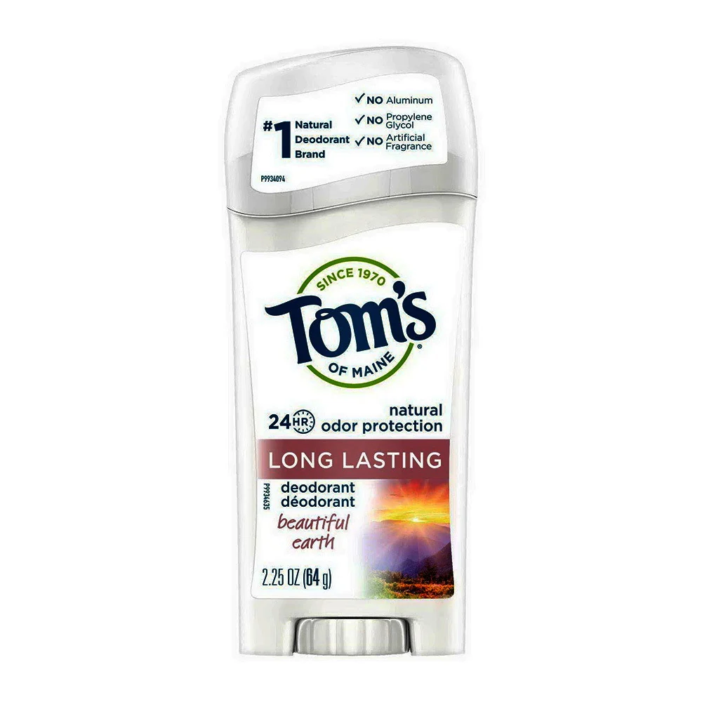 Durable Toms Of Maine Beautiful Earth Long Lasting Deodorant 2.25 Oz Flexible