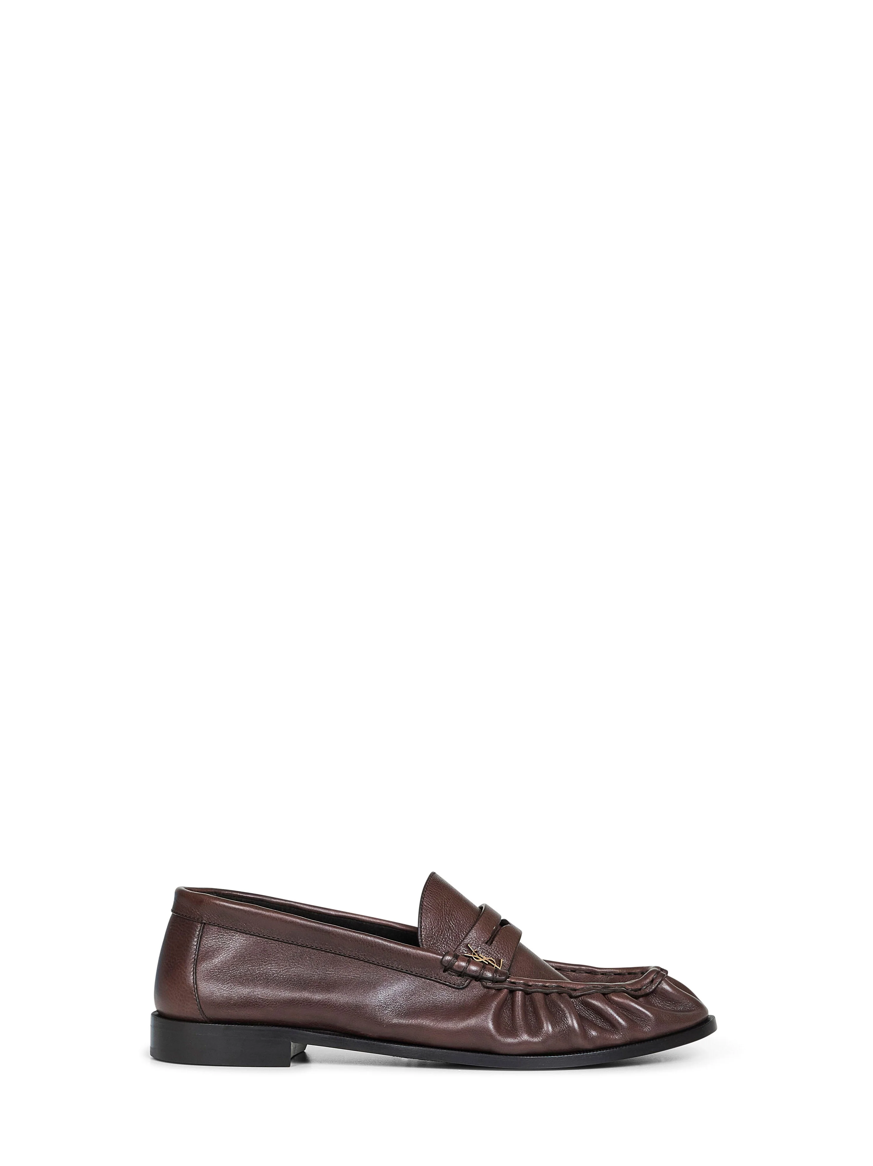 Durable Brown Matte Leather Le Loafer Loafers Unique
