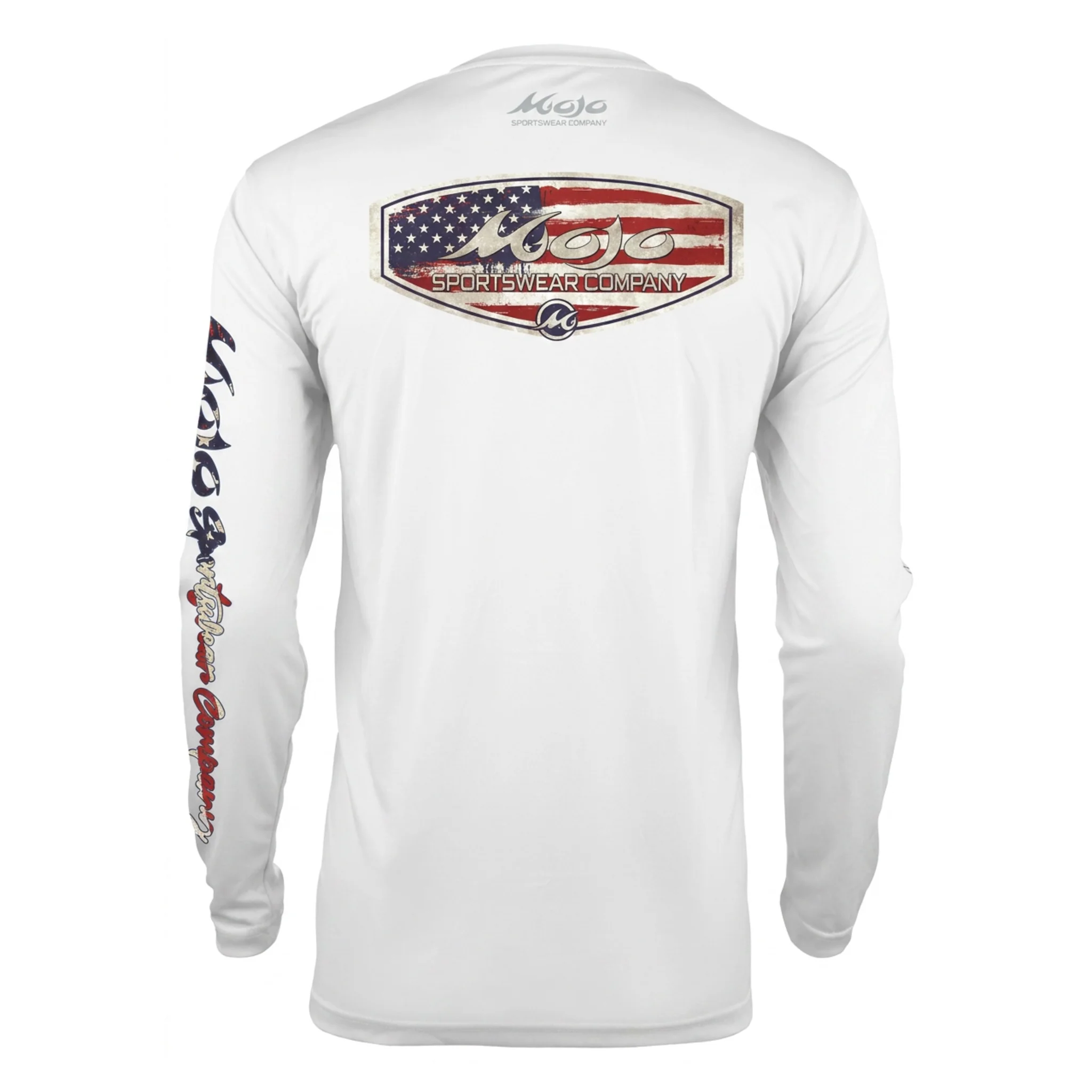 Sophisticated Men's SoWAL Sun Jersey Patriot Crest Long Sleeve High-Quality