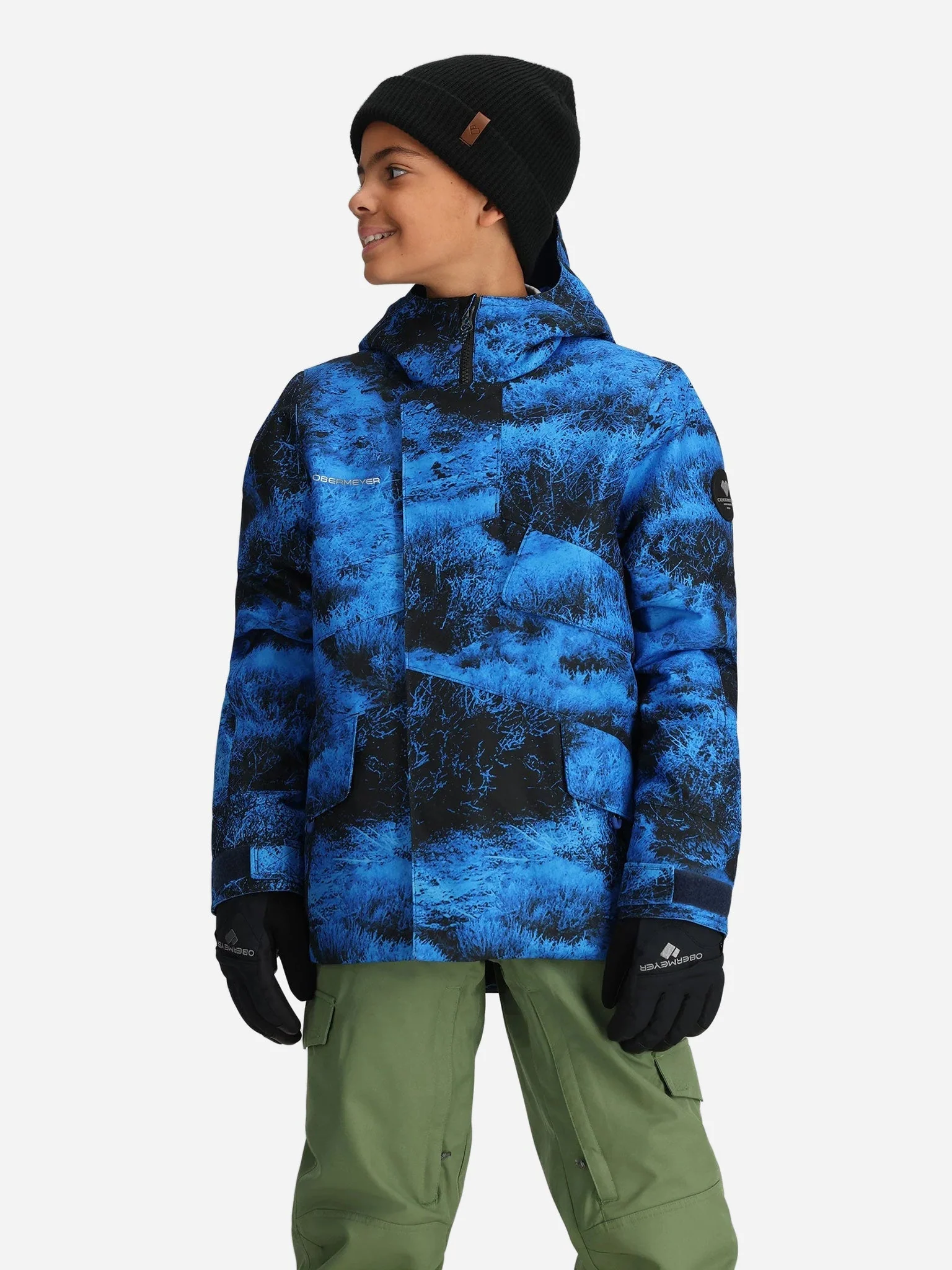 Consistent Obermeyer Youth Teen Boy'S Gage Waterproof Jacket Jackets Superior