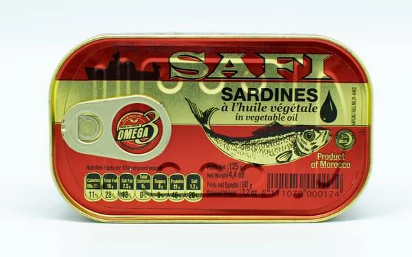 Premium Material Sardines in vegetable oil Original Design