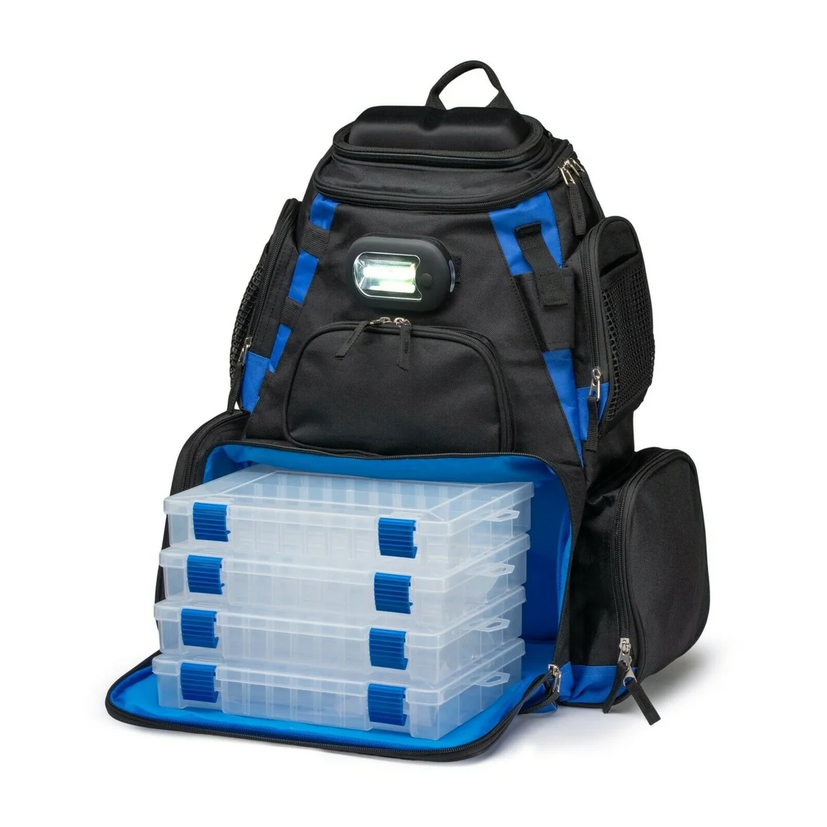 Traditional Premium LED Lighted Fishing Tackle Box Backpack Responsible