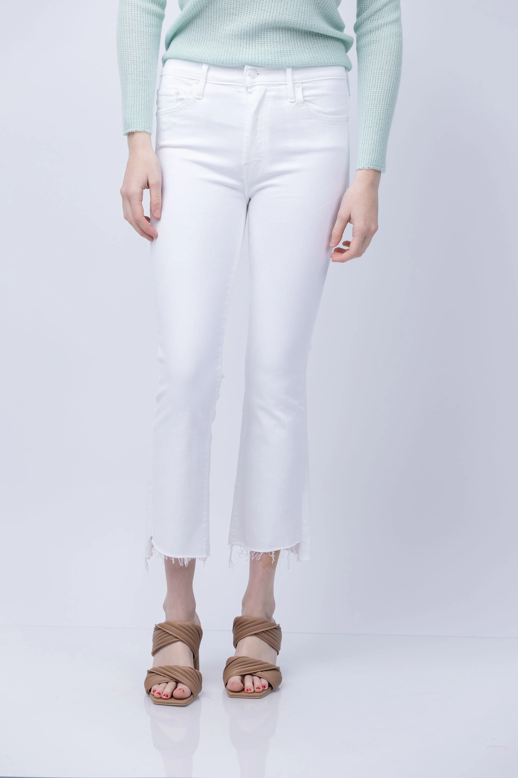 Trendy Mother Denim The Insider Crop Step Fray Fairest Of Them All Efficient
