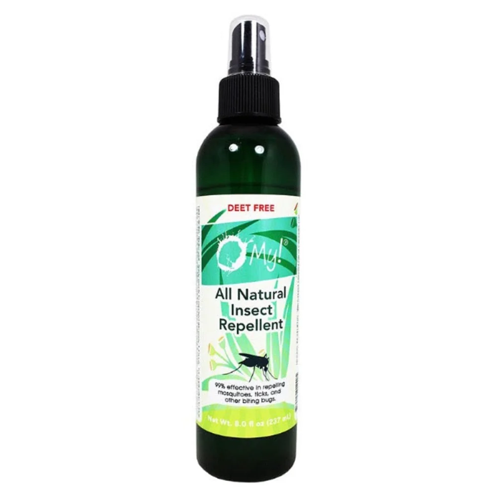 Selected O My All Natural Insect Repellent Make the Bugs Flee Natural Deet Way with Pure Essential Oils 8Oz 237ml Classic