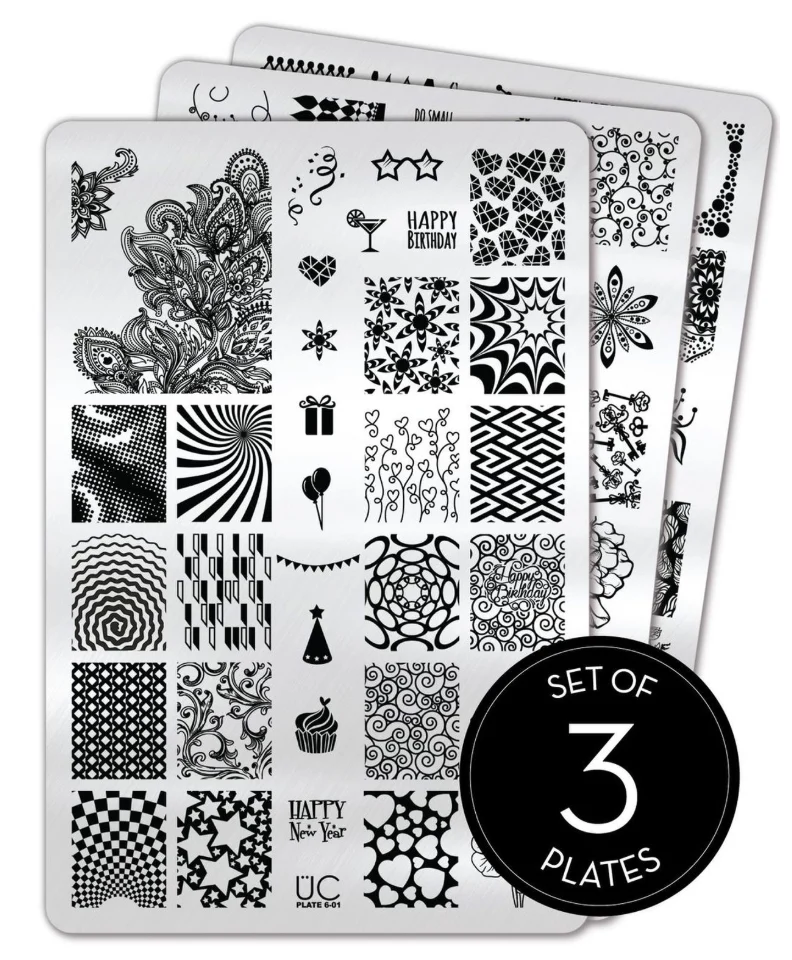 Premium Collection 6 - Uber Chic Stamping Plates Lightweight