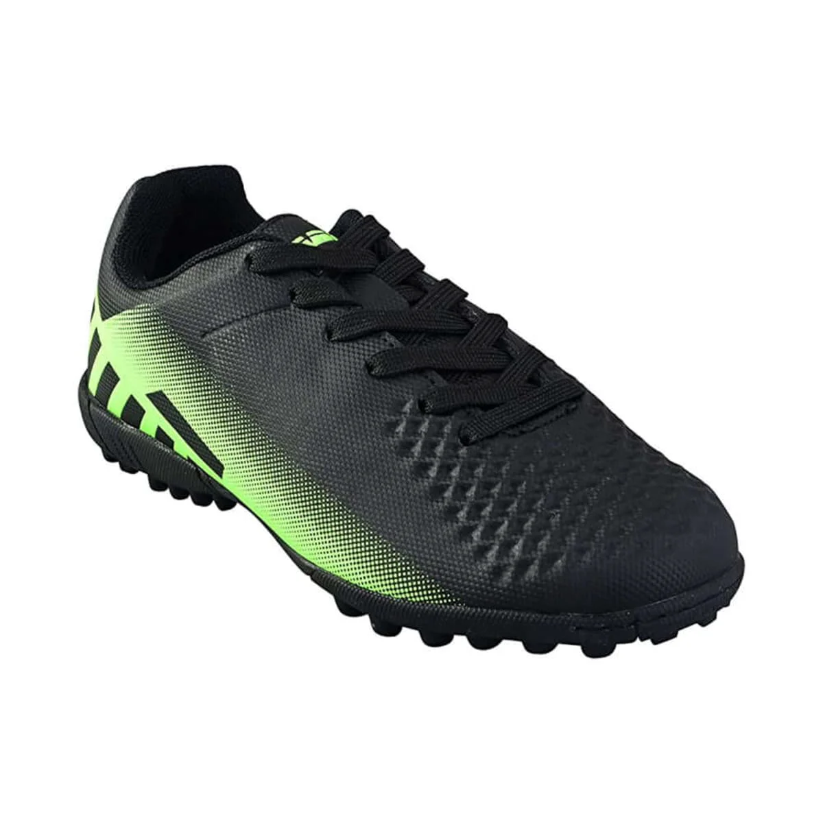 Top-Quality Santos Turf Soccer Shoes-black green Original Design