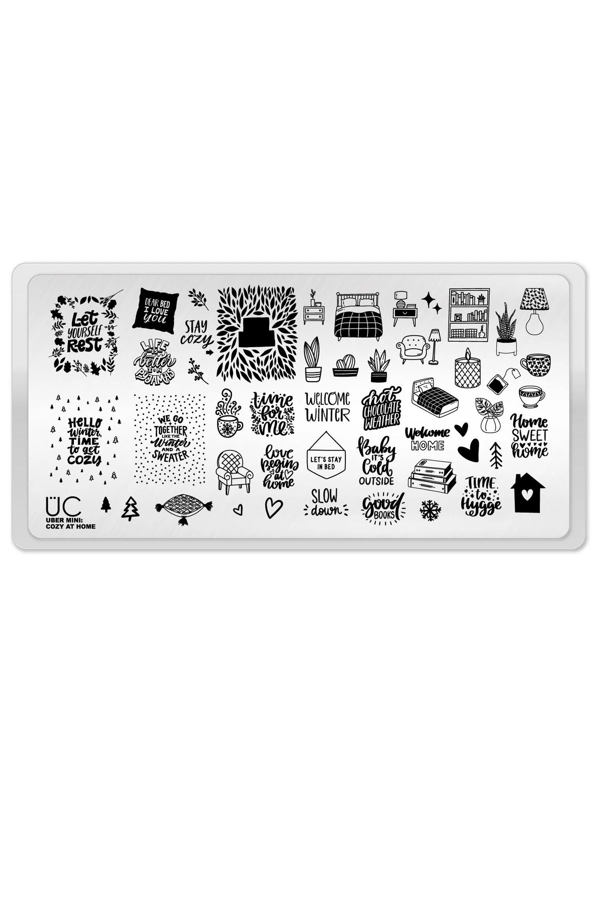 Top-Quality Cozy at Home - Uber Chic Mini Stamping Plate High-Performance