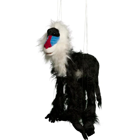 Healthy Marionette Large Mandrill Monkey Fashionable