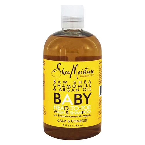 Crafted Shea Moisture Baby Head To Toe Wash And Shampoo With Chamomile And Argan Oil - 13 Oz Relaxed