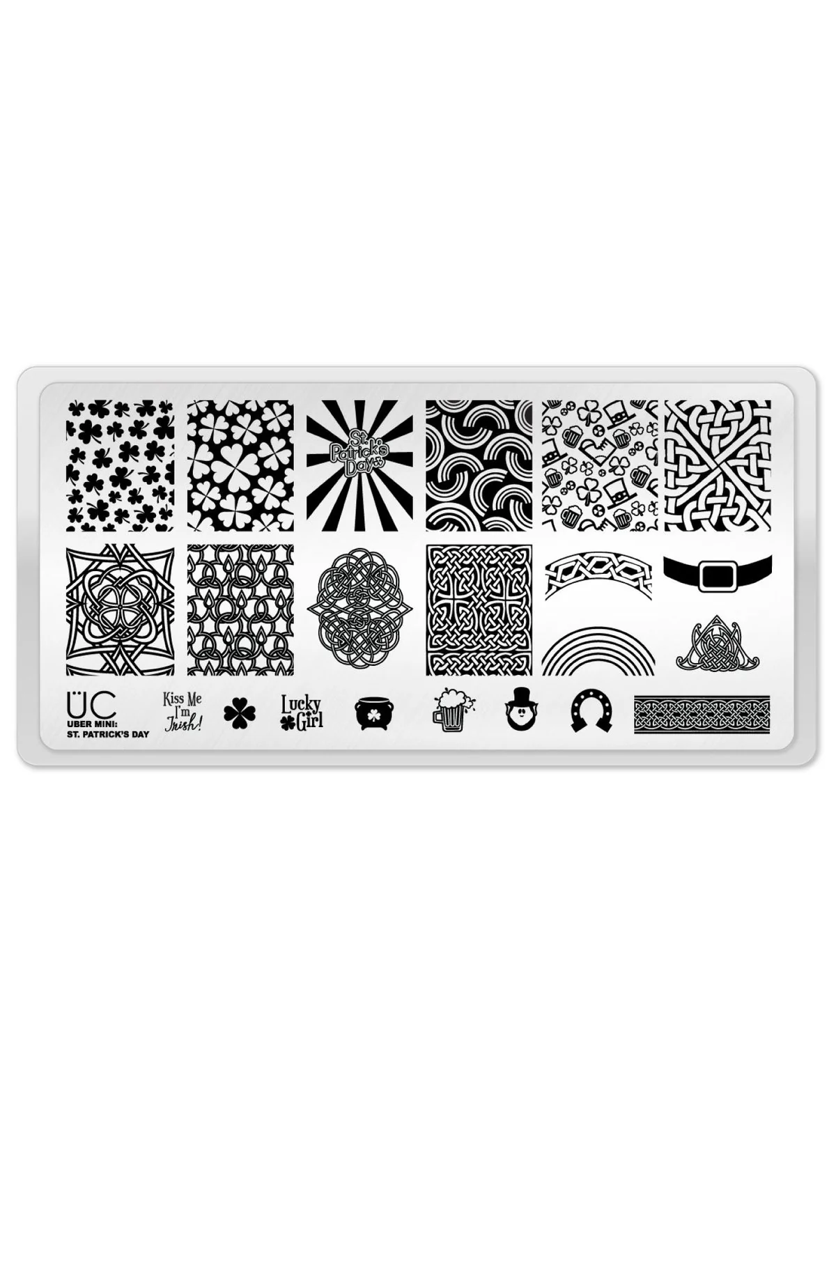 Breathable St Patrick's Day 1 - Uber Chic Mini Stamping Plate Modern