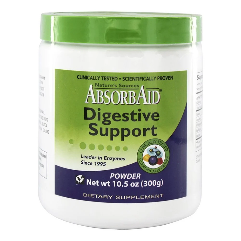 Superior Natures Sources Absorb Aid Powder For Digestion And Stomach Distress 10.5 Oz Elite