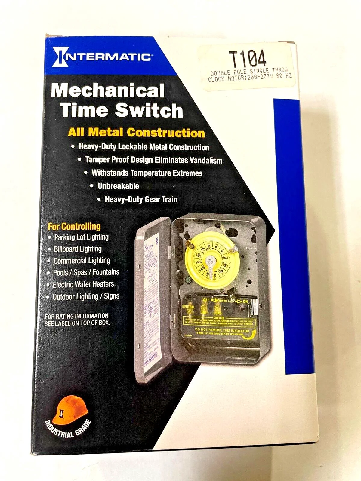 Casual Intermatic T104 Timer Wall Switch - Gray Effective