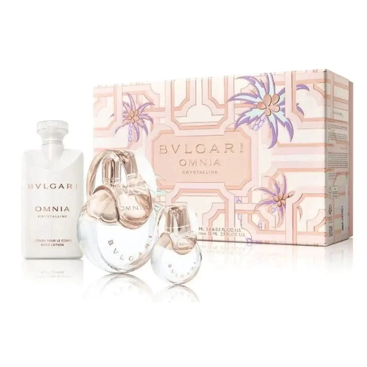 Versatile BVLGARI Omnia Crystalline Essence Set for Women Pure