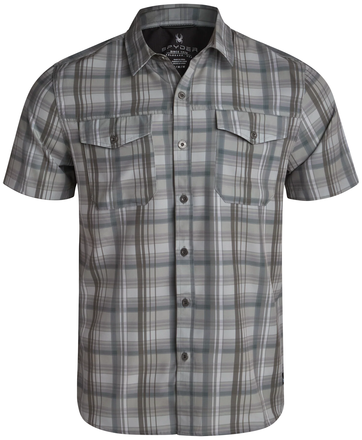 World-Class Men's Seaside Collared Shirt - Olive Breathable
