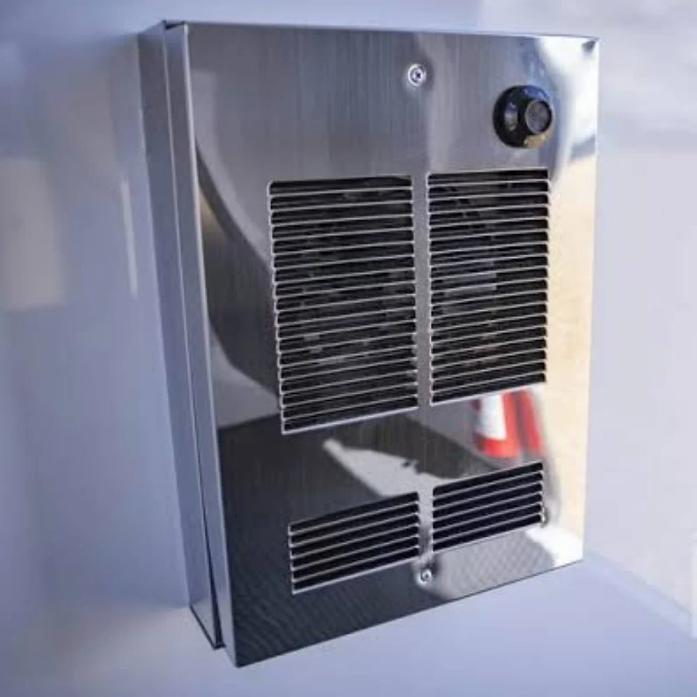 Carefully Designed Shallow Wall Mounted Electric Panel Heater With Thermostat 1000W High-Grade
