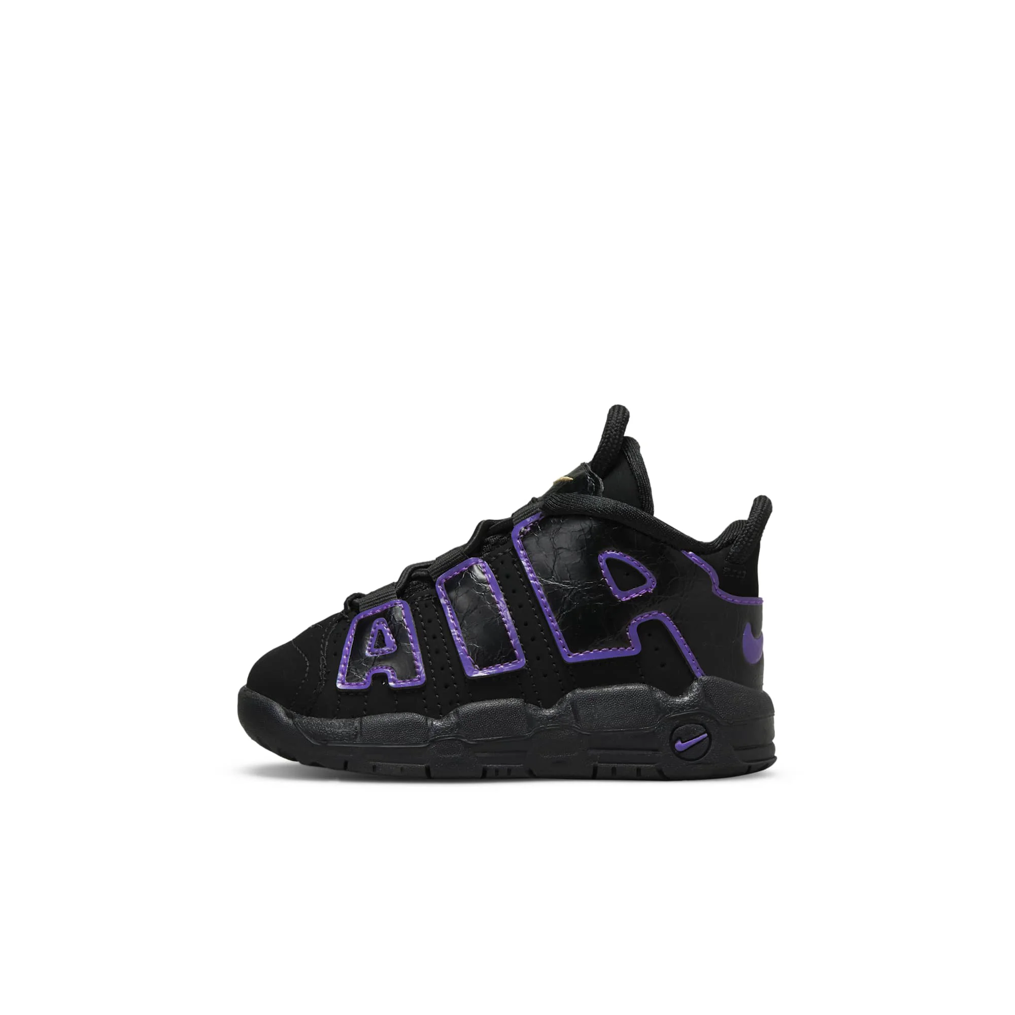 Solid Nike Toddlers Air More Uptempo 'Action Grape Td' Sneakers Trusted
