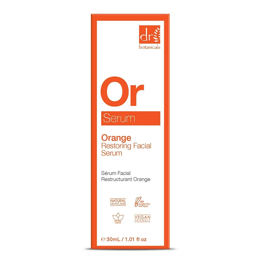 Unique Dr Botanicals Orange Restoring Facial Serum 1.01 Oz Sophisticated